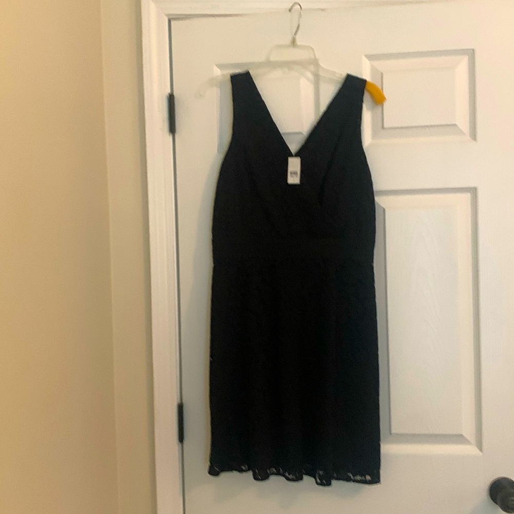 Black lace (lined) dress - perfect for dress-up occasions!